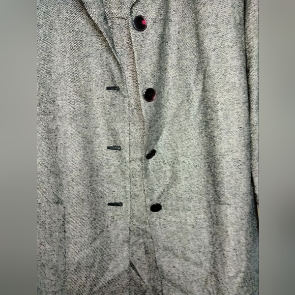 Ann May (Size 12) 100% Silk Weave (2PC) LS Blazer & Mid-Length Skirt Suit Set - Picture 4 of 14